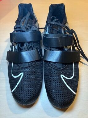 Nike Romaleos 4 Weightlifting Shoes Black/White 2020 Mesh Low Top CD3463-010